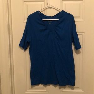 Royal blue T-shirt